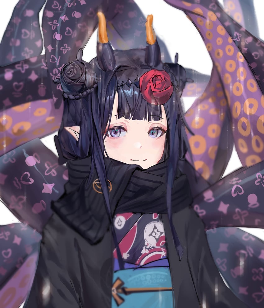 ninomae ina'nis (hololive and 1 more) drawn by rain_rakan