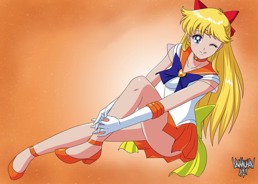 aino minako, sailor venus, and super sailor venus (bishoujo senshi sailor moon and 1 more) drawn by danmakuman