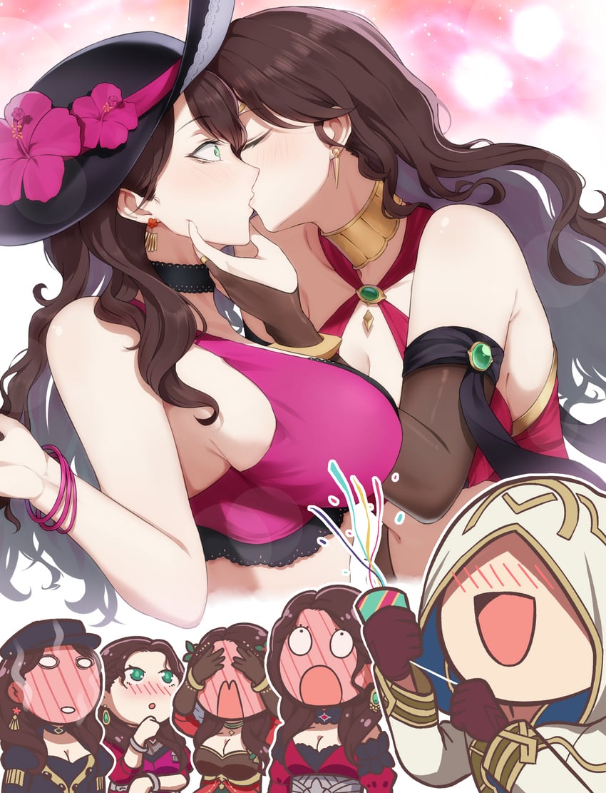 dorothea arnault, kiran, and male kiran (fire emblem and 3 more) drawn by randompeeps