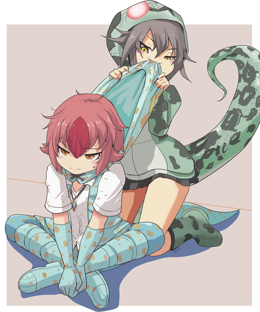 tokay gecko (original and 1 more) drawn by hane_(kirschbaum)