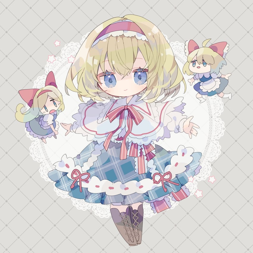 alice margatroid and shanghai doll (touhou) drawn by nikorashi-ka