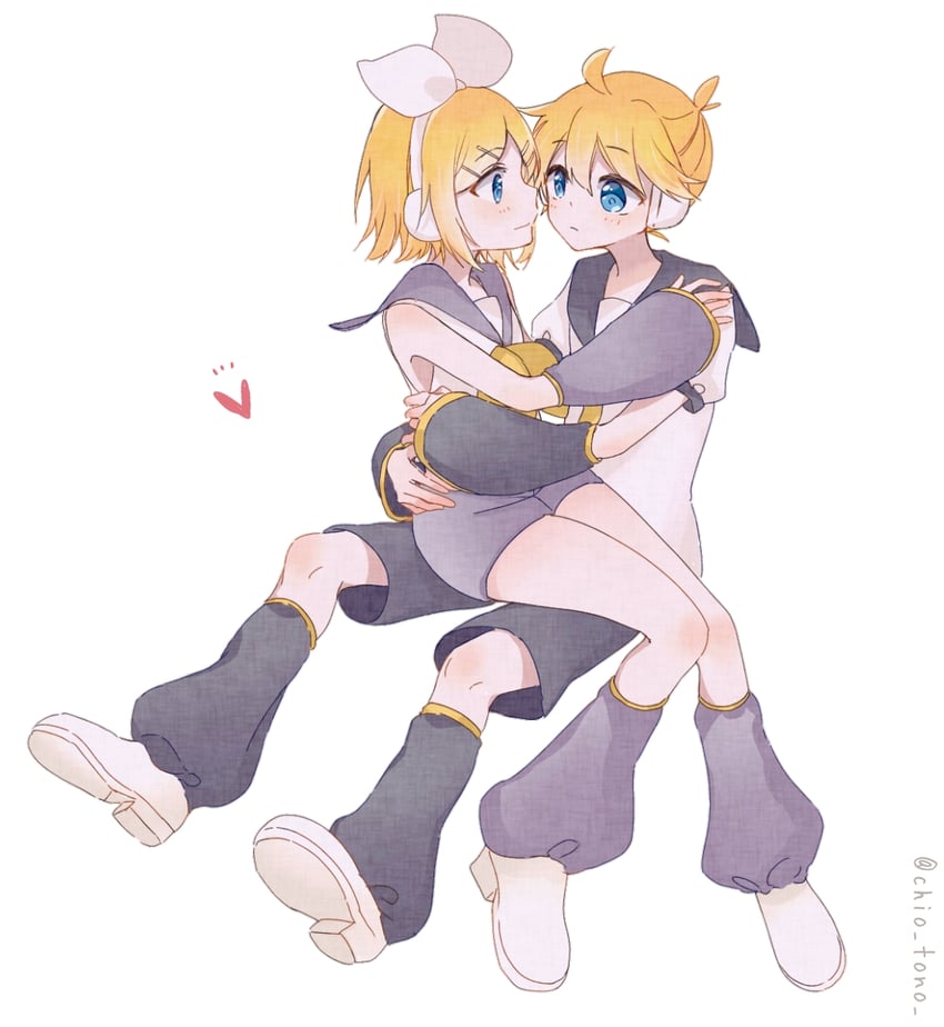 kagamine rin and kagamine len (vocaloid) drawn by tono_kabeuchi