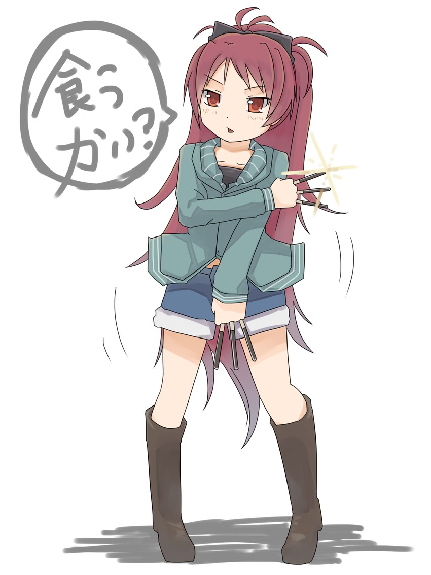sakura kyoko (mahou shoujo madoka magica) drawn by kaguya_(srx61800)