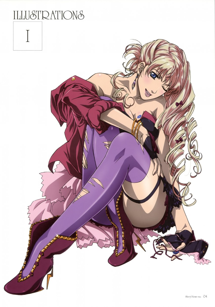 sheryl nome (macross and 2 more) drawn by marufuji_hirotaka