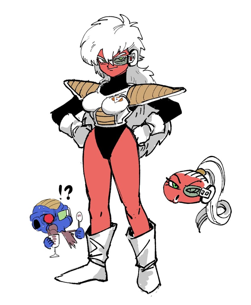 jeice, burter, ginyu force, and bonyu (dragon ball and 1 more) drawn by dancho_no_mori