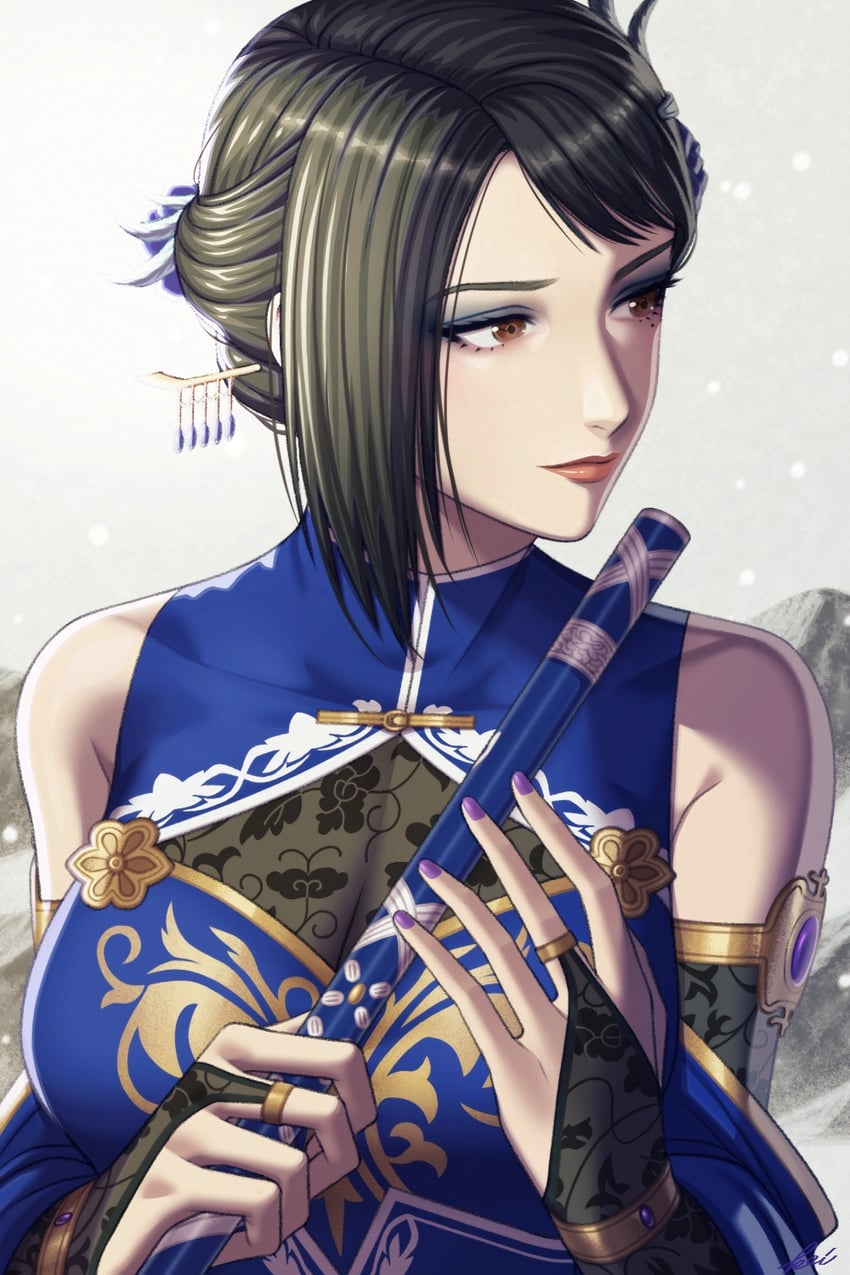 zhen ji (shin sangoku musou and 1 more) drawn by kei_ohmi