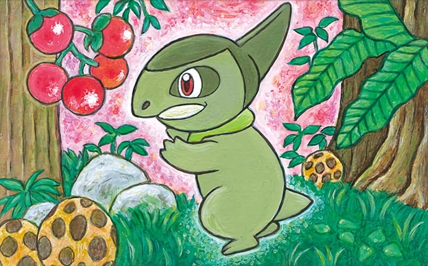 axew (pokemon and 1 more) drawn by baba_yukiko