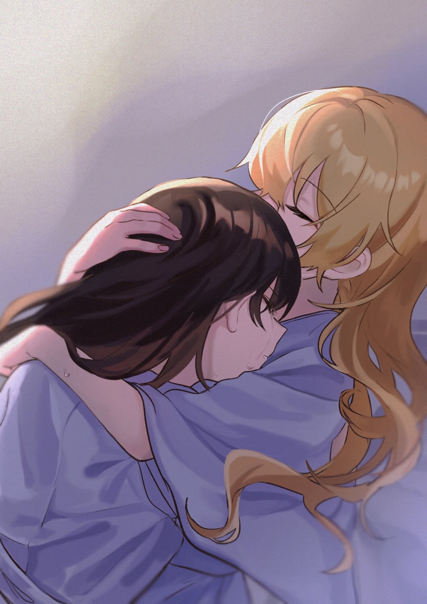 hakurei reimu and kirisame marisa (touhou) drawn by yomogi_9392