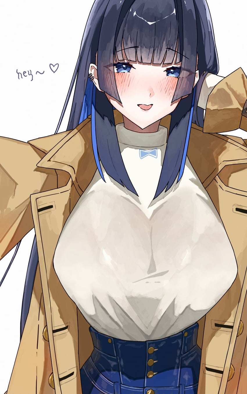ouro kronii (hololive and 1 more) drawn by ewn