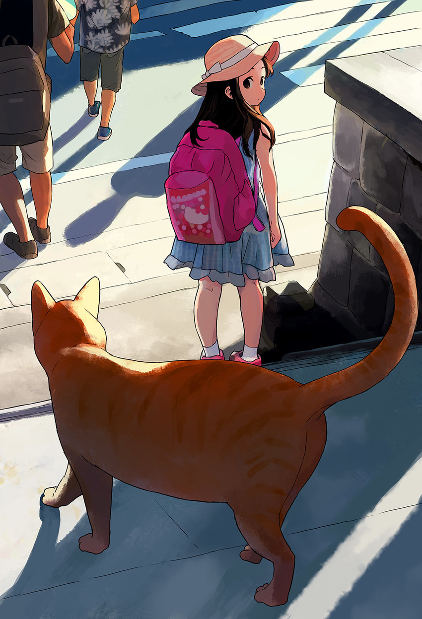 hello kitty (original and 2 more) drawn by morifumi