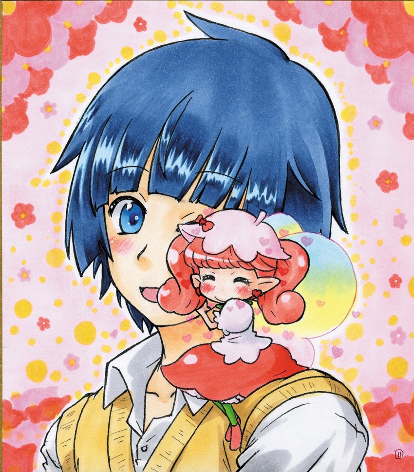 lip and hanamura nozomu (sanrio and 1 more) drawn by 11ban