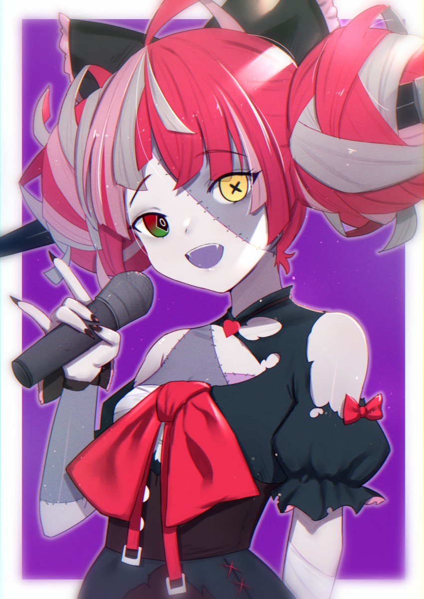kureiji ollie (hololive and 1 more) drawn by uneg