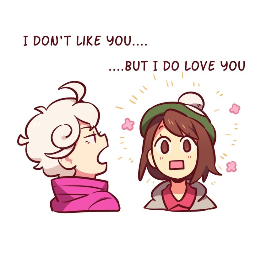 gloria and bede (pokemon and 1 more) drawn by artastiq