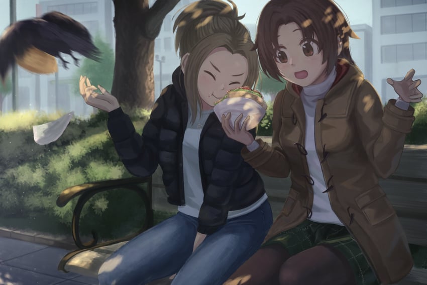 manabe itsuki and saito yoko (idolmaster and 1 more) drawn by yanoyoru
