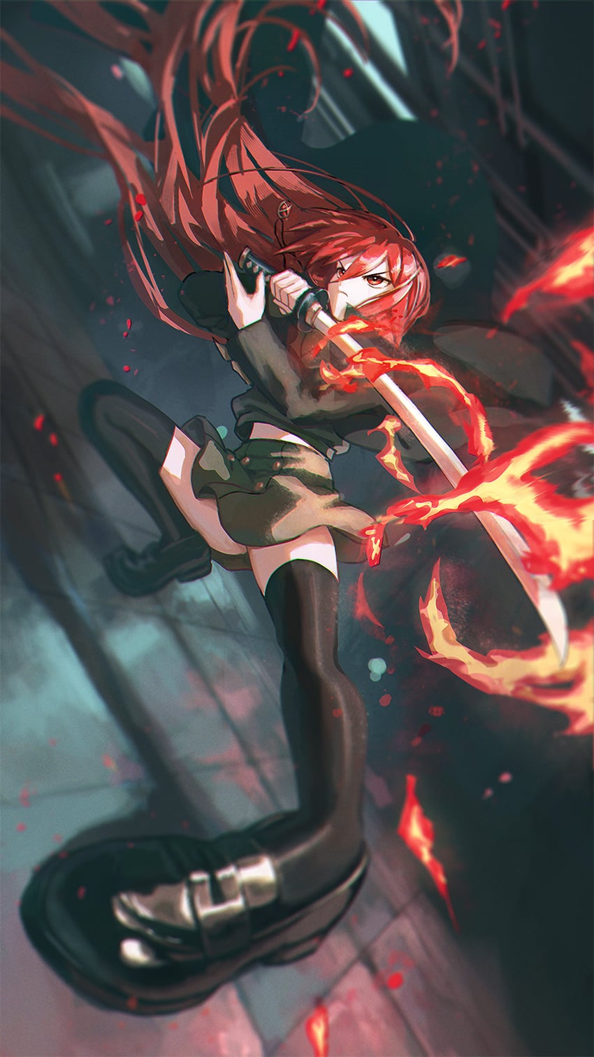 shana and alastor (shakugan no shana) drawn by kumano_yume