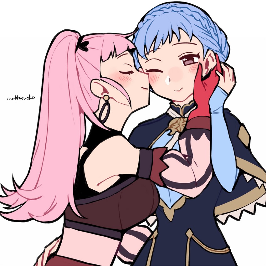 hilda valentine goneril and marianne von edmund (fire emblem and 1 more) drawn by do_m_kaeru