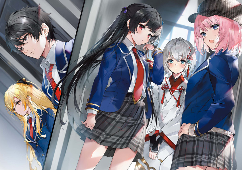 kuze akari, aihara michizane, takatsuji suika, otosaka misaki, and makita kosuzu (goei no method) drawn by soraneko_hino