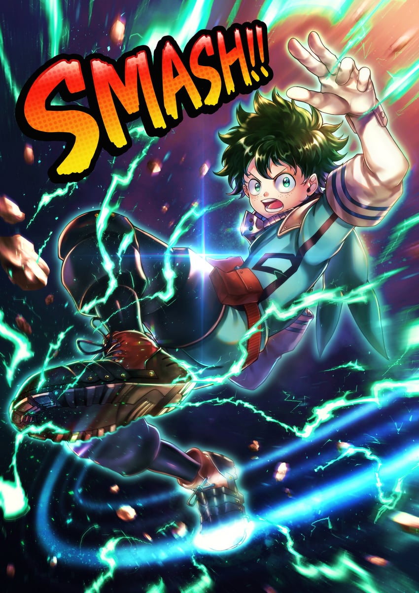 midoriya izuku (boku no hero academia) drawn by sirius_xe