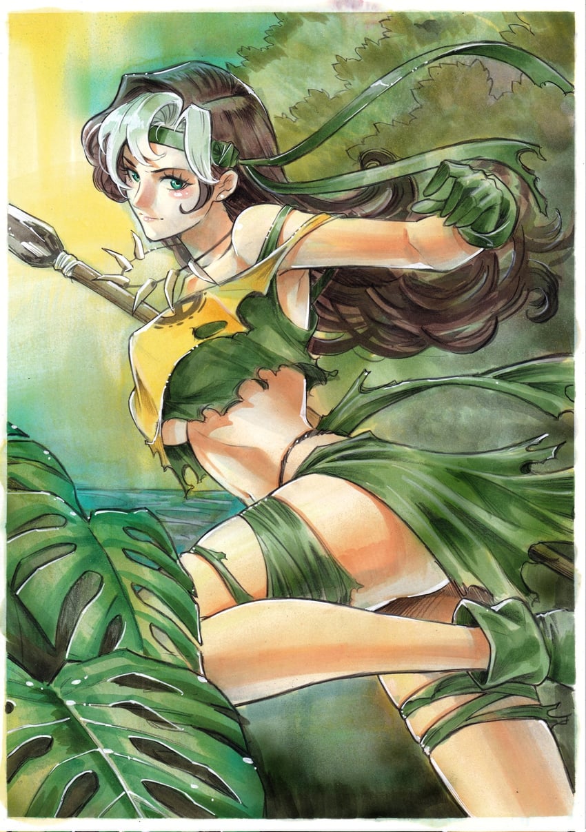 rogue (marvel and 1 more) drawn by rodrigo_yoshimiya
