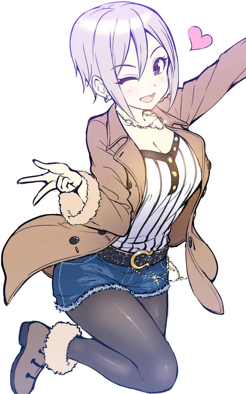 shiomi syuko (idolmaster and 2 more) drawn by cage_unlimited