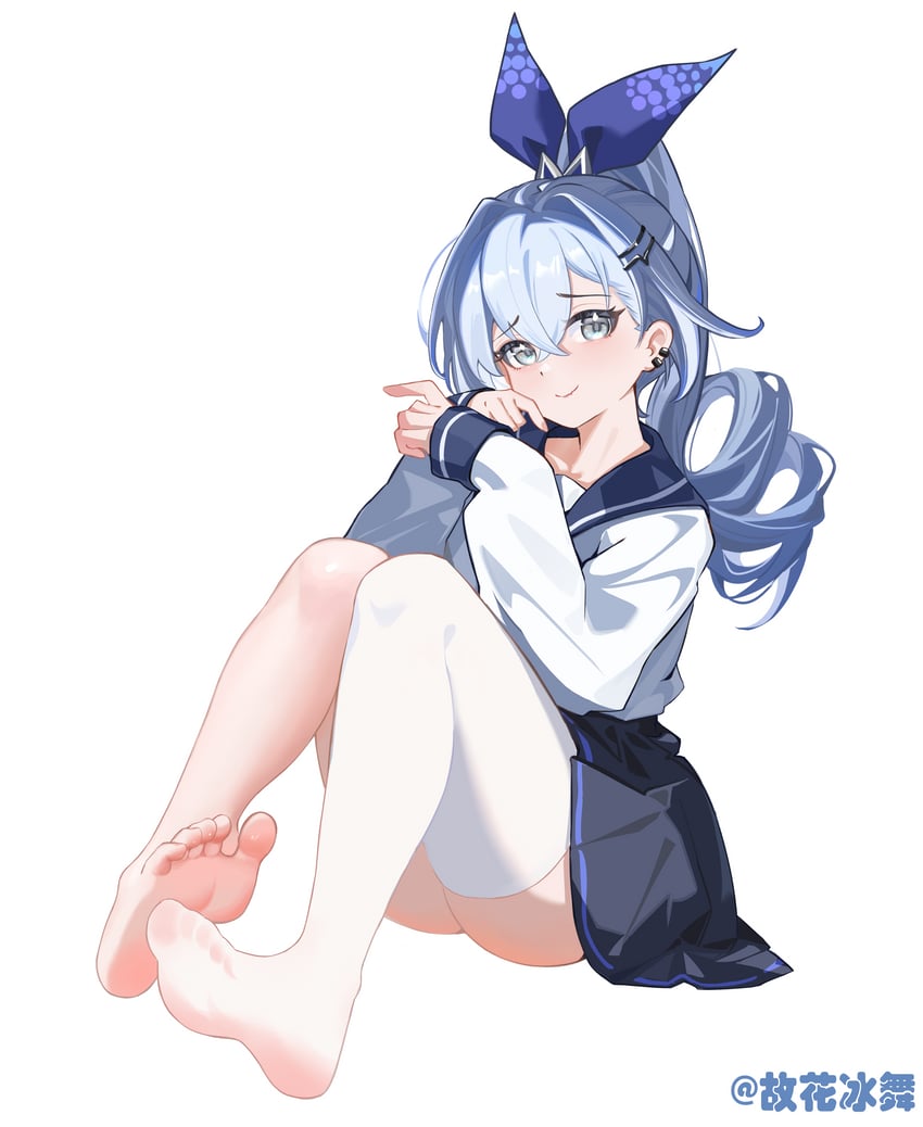 silver wolf (honkai and 1 more) drawn by guhuabingwu