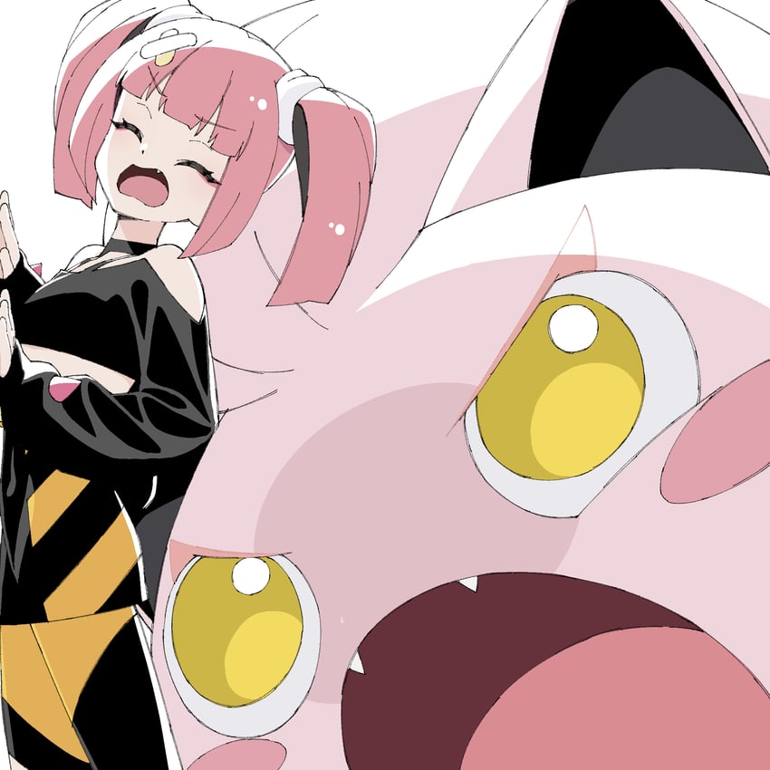 coral and scream tail (pokemon and 1 more) drawn by boko_(maniacpurple)