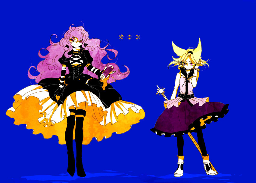hijiri byakuren and toyosatomimi no miko (touhou) drawn by shimana_(cs-ts-az)