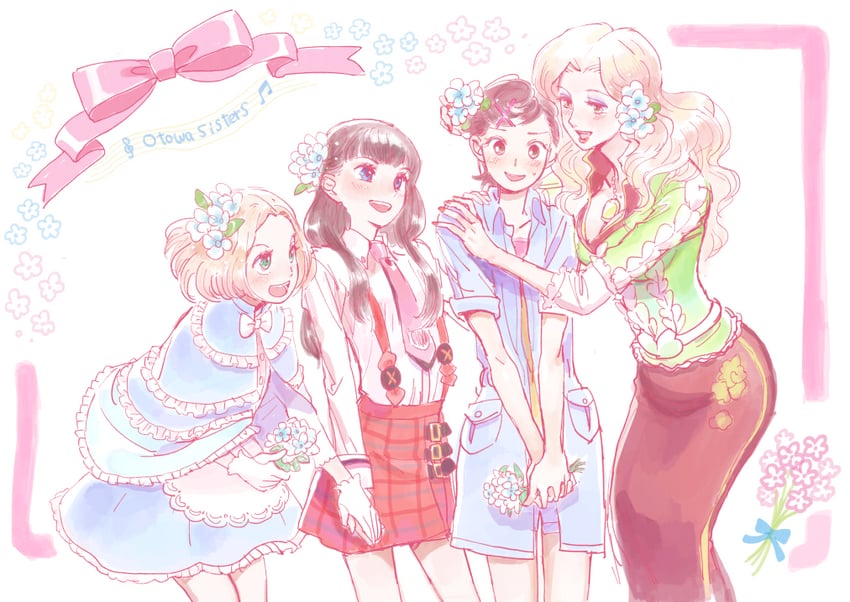 pyotr illyich tchaikovsky, franz liszt, otowa kanae, and tekla badarzewska-baranowska (classicaloid) drawn by gumiuchi