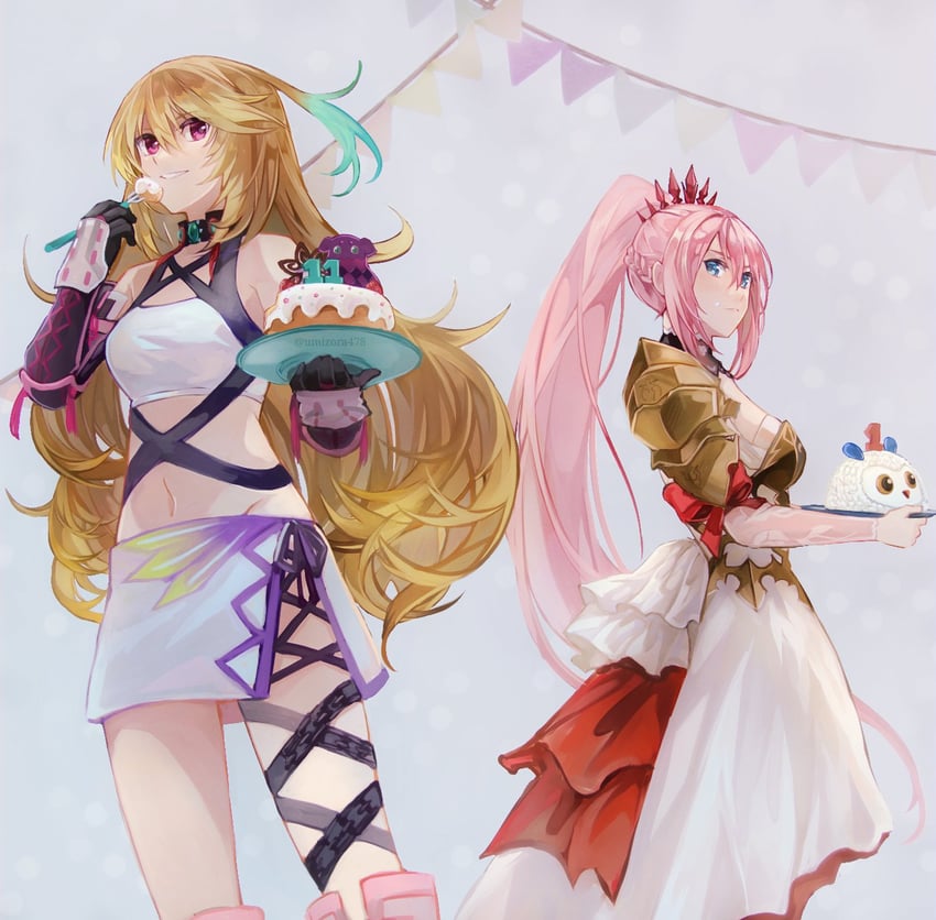 milla maxwell and shionne (tales of and 2 more) drawn by umizora478