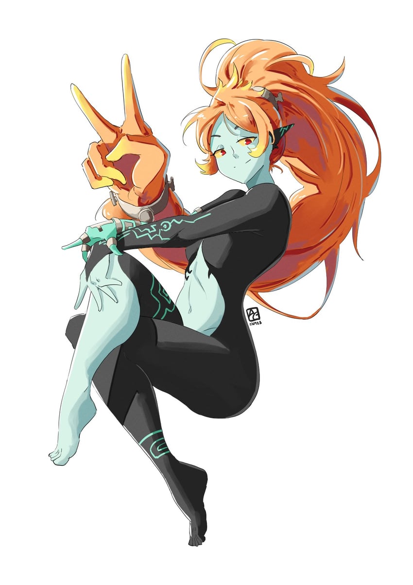 midna (the legend of zelda and 1 more) drawn by automatic_giraffe