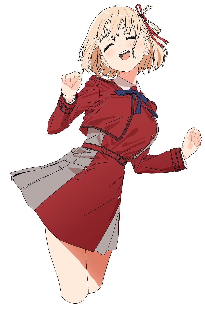 nishikigi chisato (lycoris recoil) drawn by kona_ming