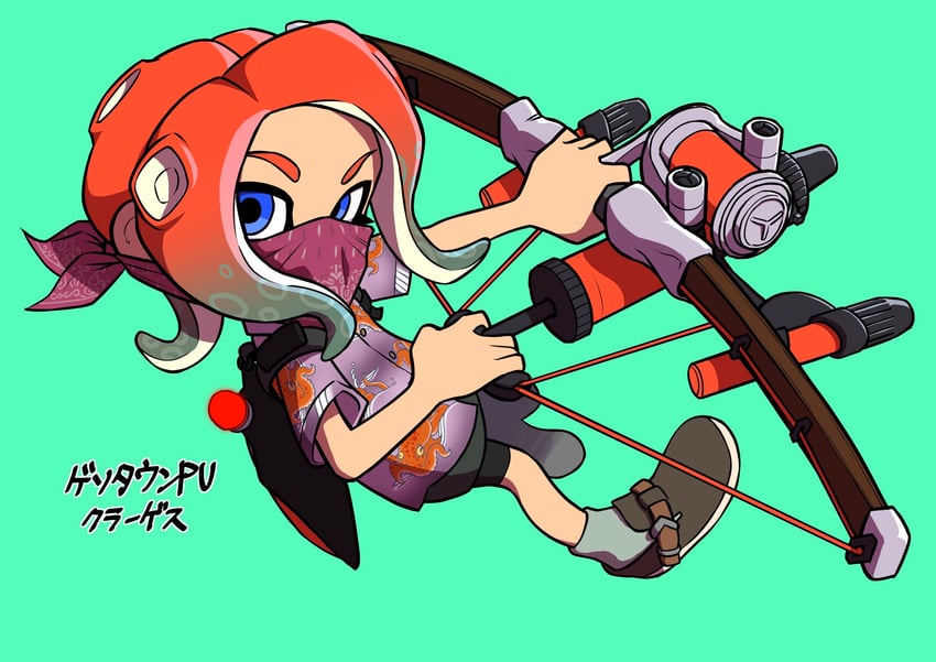 octoling player character and octoling girl (splatoon and 1 more) drawn by xdies_ds