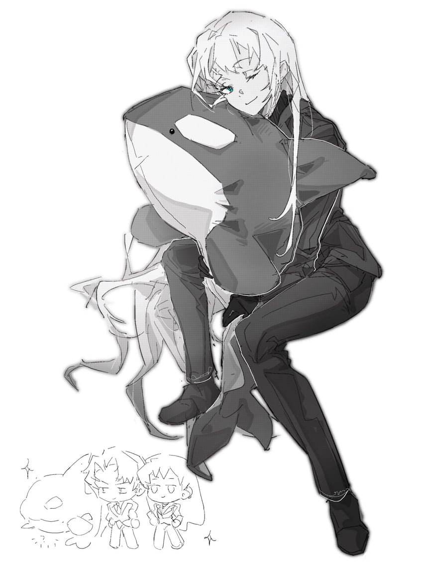 roland and angelica (project moon and 1 more) drawn by hua_er