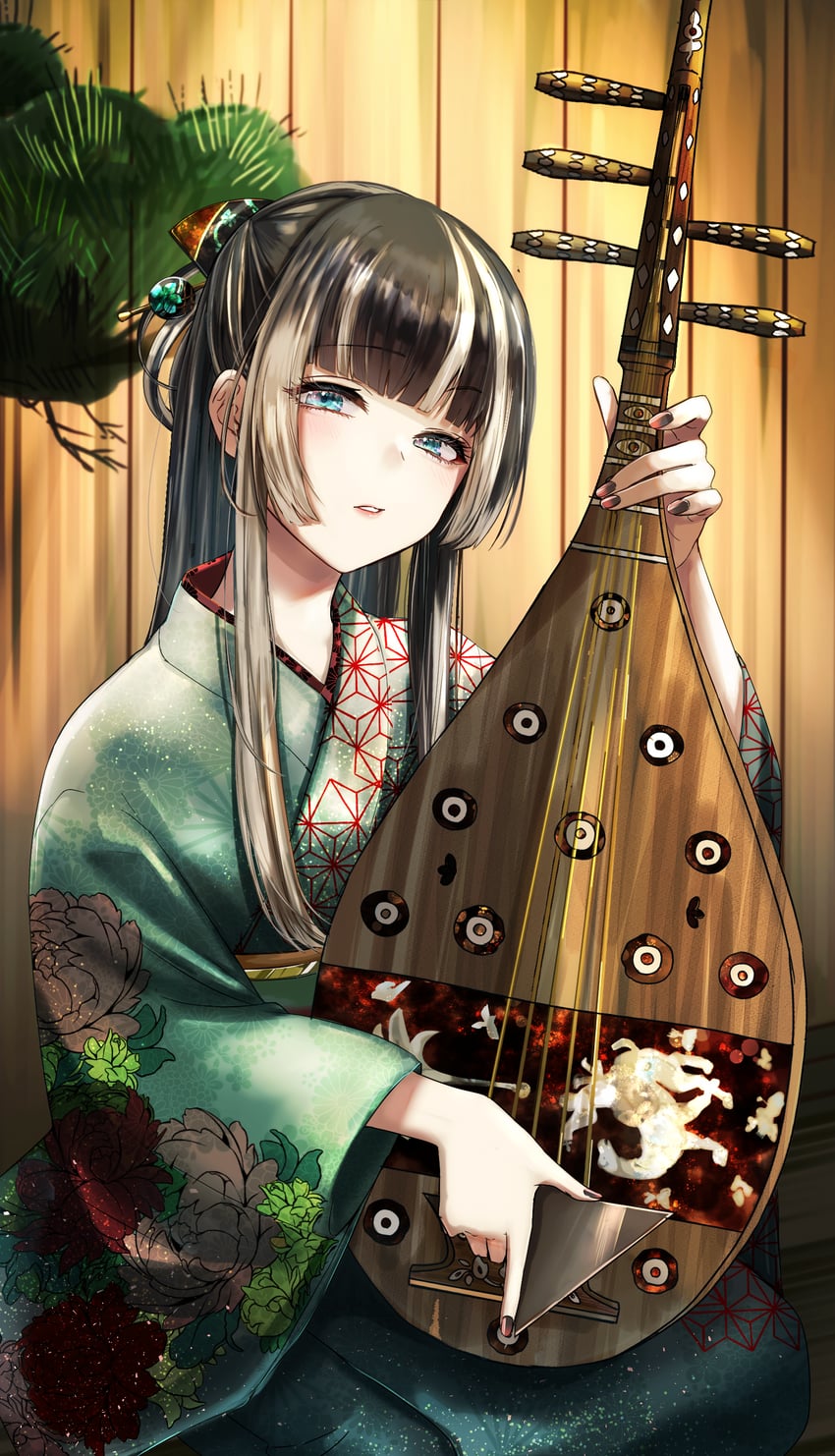 juufuutei raden (hololive and 1 more) drawn by hinata_habi_ss