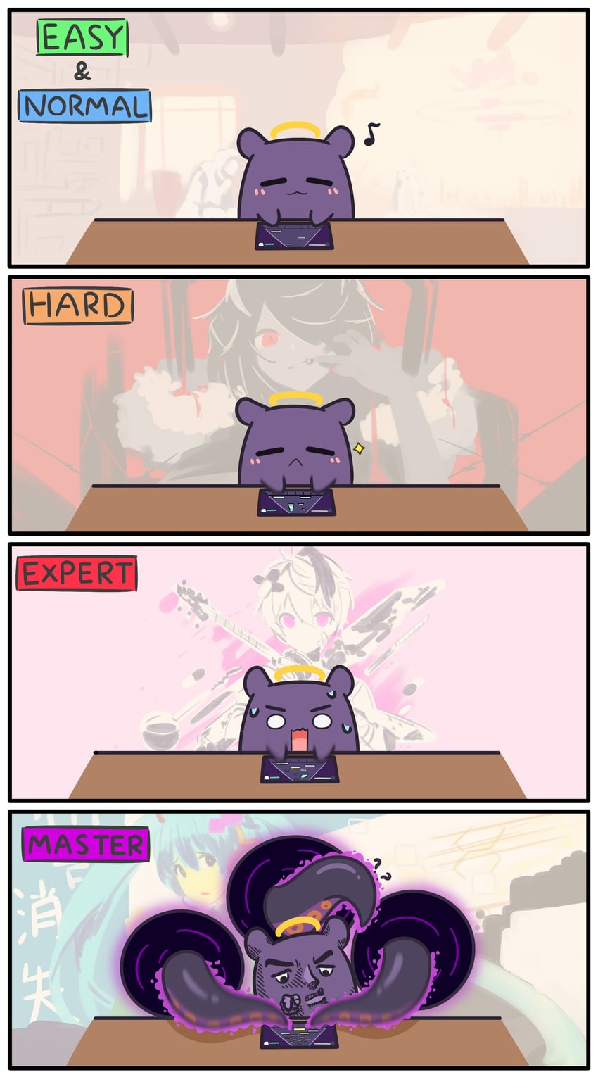 hatsune miku, takodachi, and flower (hololive and 8 more) drawn by mpien