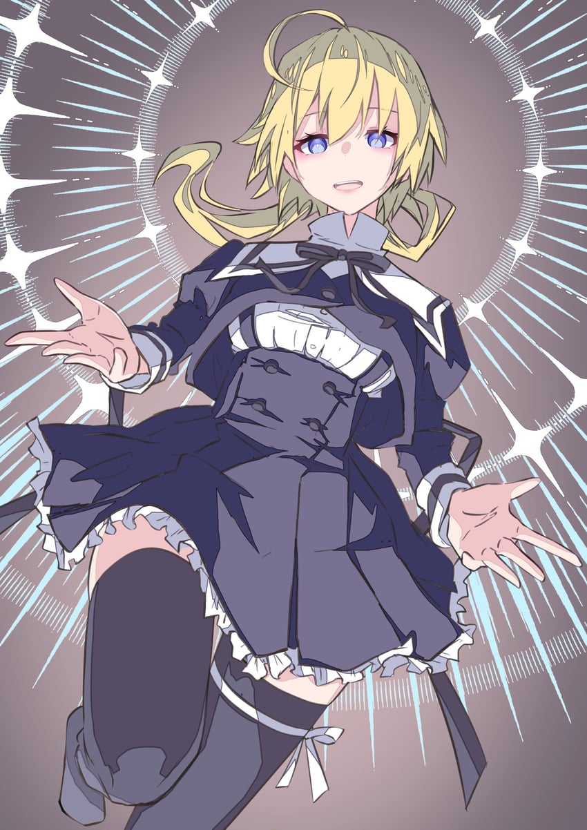 amano soraha (assault lily) drawn by houji_tea_latte