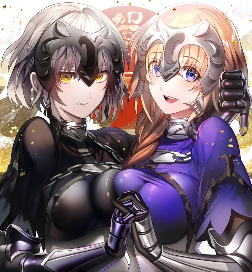 jeanne d'arc and jeanne d'arc alter (fate and 1 more) drawn by tsukimoto_aoi