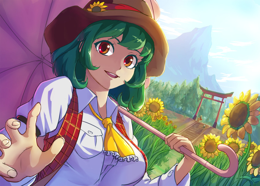 kazami yuuka, wriggle nightbug, and elly (touhou) drawn by david_hrusa