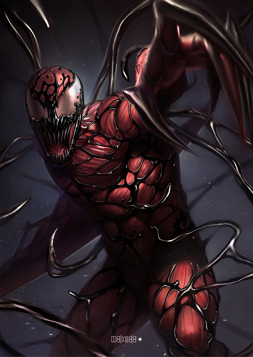 carnage (marvel and 1 more) drawn by alex_malveda