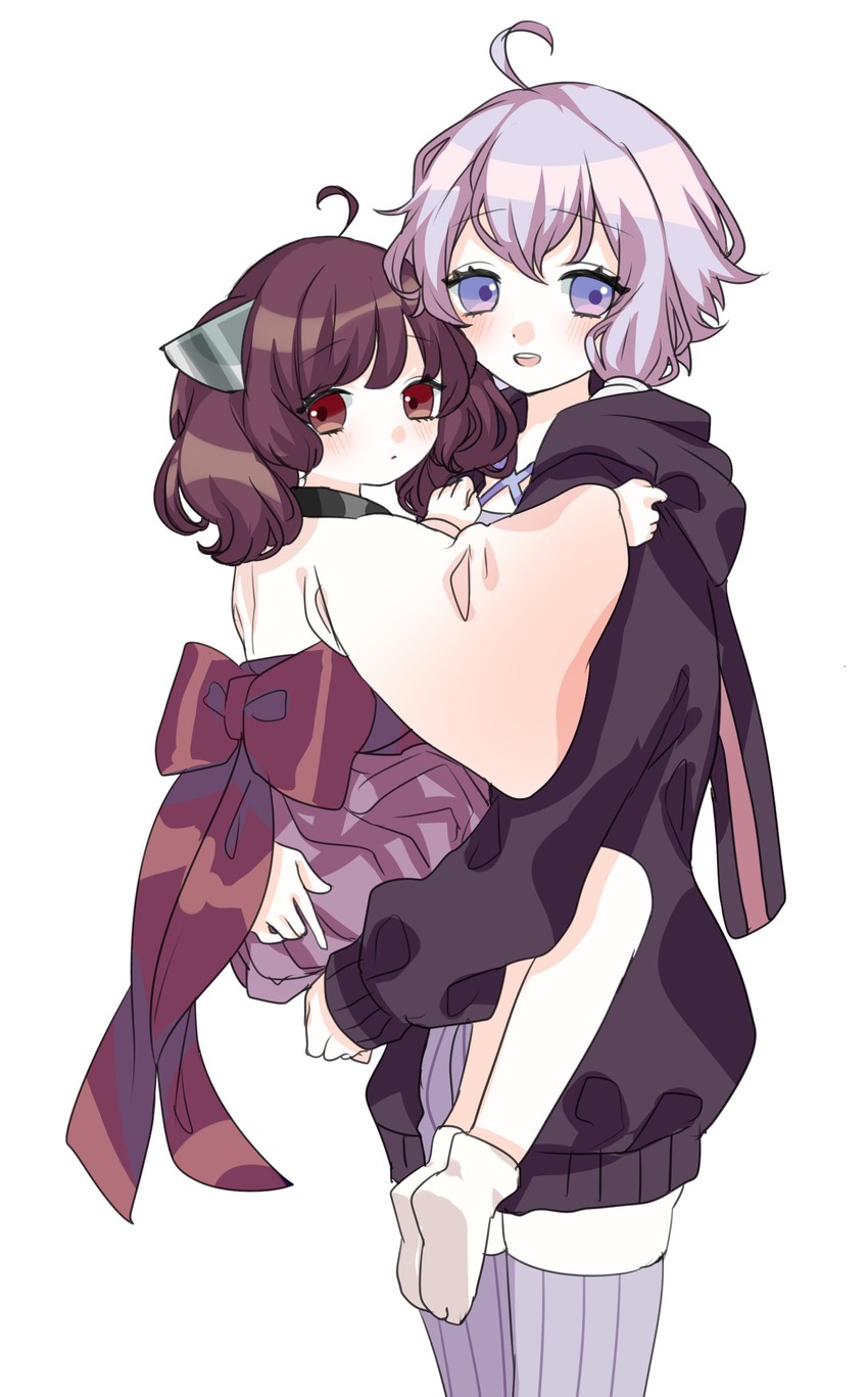 yuzuki yukari and touhoku kiritan (vocaloid and 1 more) drawn by myumyutain