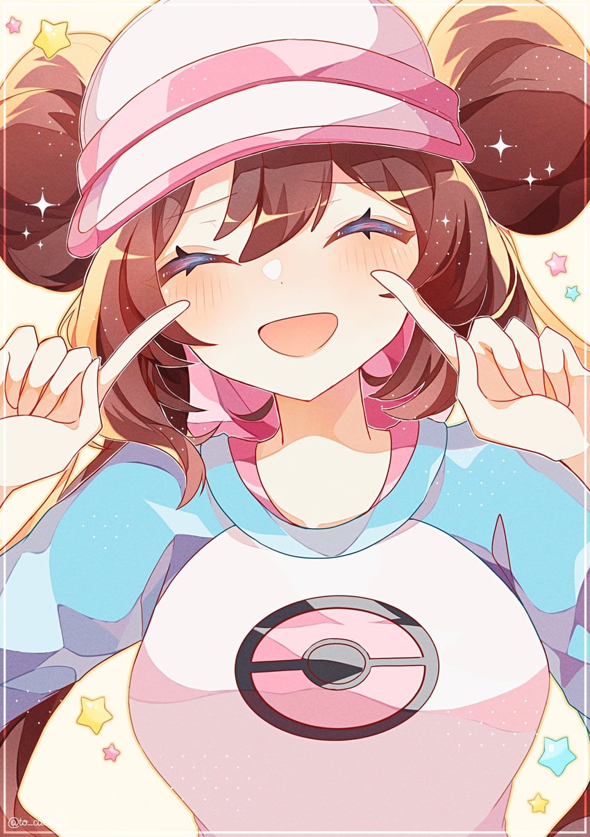 rosa (pokemon and 1 more) drawn by to_camellia