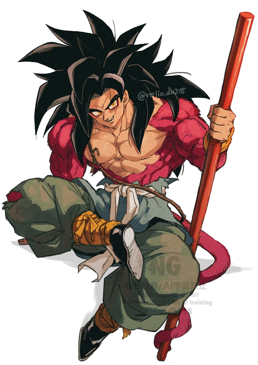 son goku (dragon ball and 1 more) drawn by relio_db318
