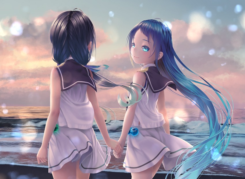 samidare and suzukaze (kantai collection) drawn by hane_yoshiyumi