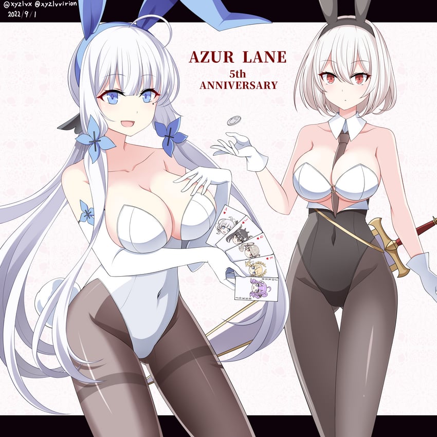 formidable, sirius, unicorn, illustrious, indomitable, and 2 more (azur lane) drawn by hebitsukai-san