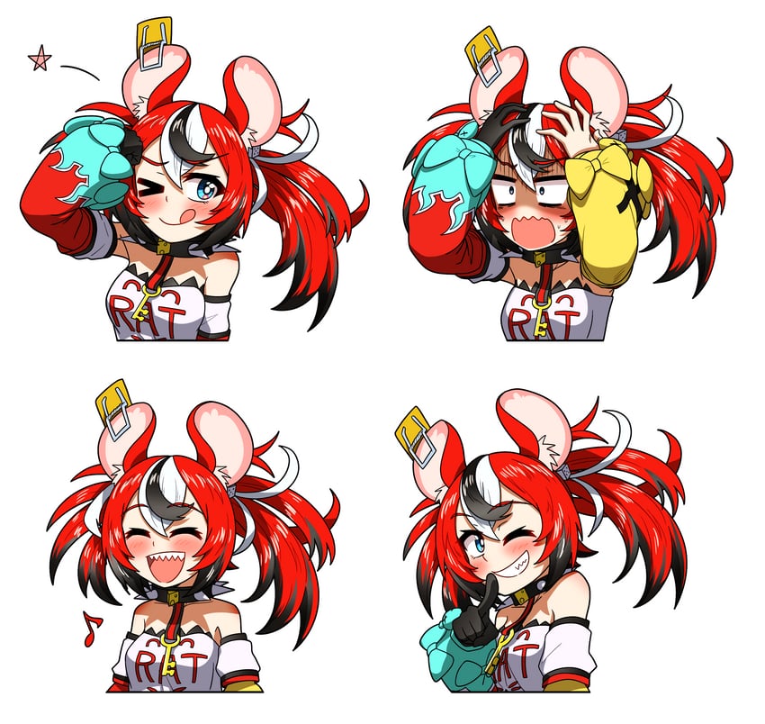 hakos baelz (hololive and 1 more) drawn by ddolbang