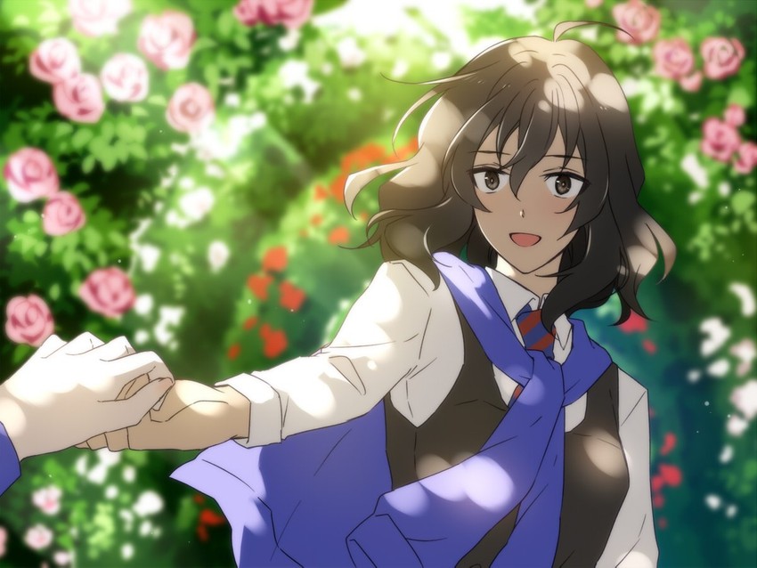 andou and oshida (girls und panzer) drawn by amazuki_jou