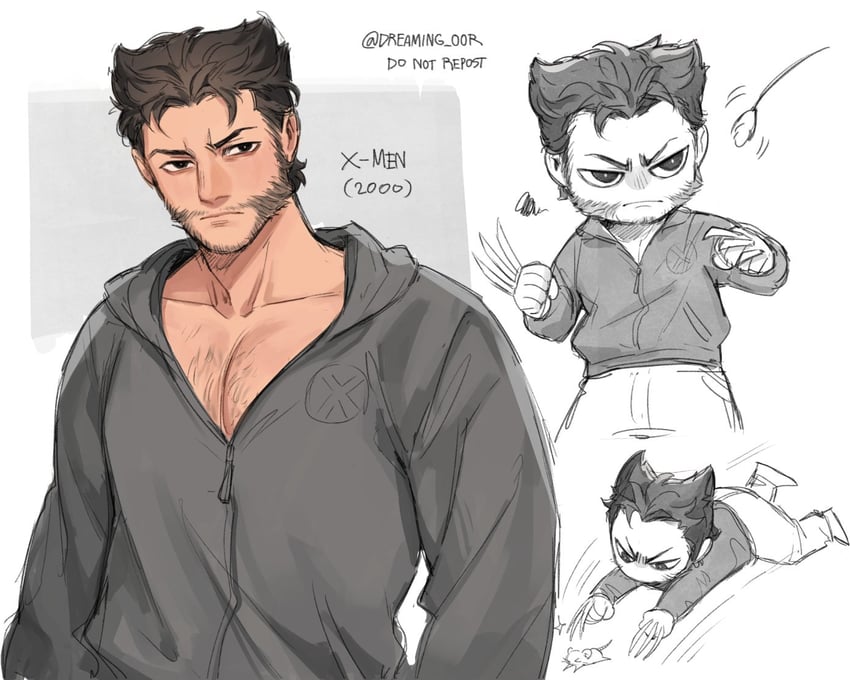 wolverine (marvel and 2 more) drawn by dreaming_oor