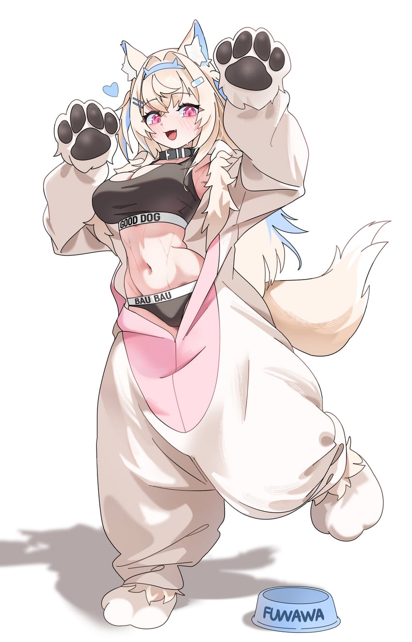 fuwawa abyssgard (hololive and 1 more) drawn by gurumie