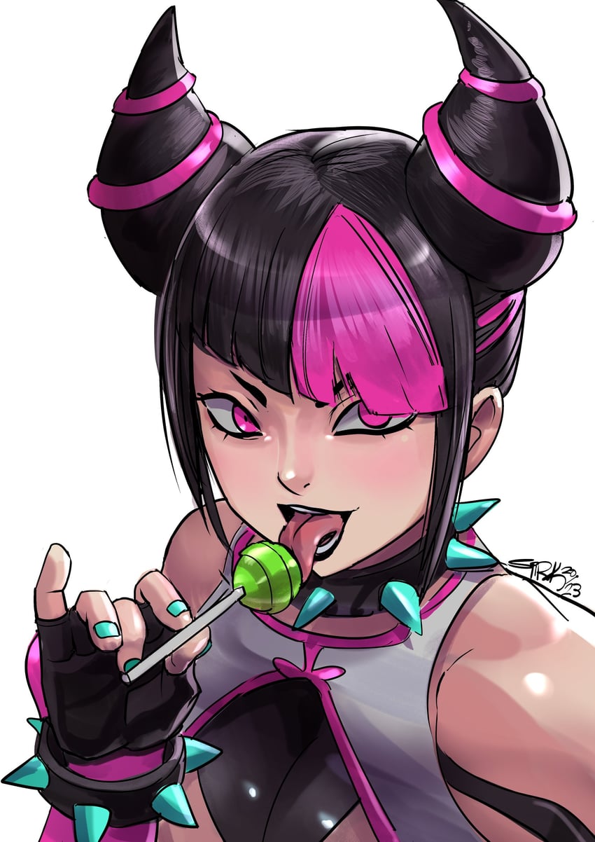 han juri (street fighter and 1 more) drawn by bigdumsirk
