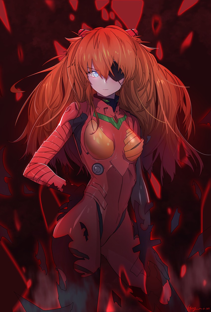 souryuu asuka langley (neon genesis evangelion and 2 more) drawn by hxxg